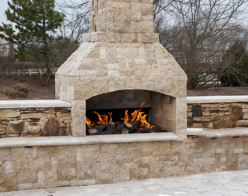 Stone Chimney Installation